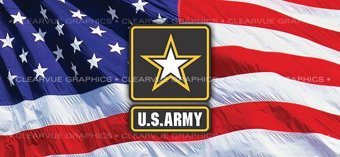 Window Graphic - 30x65 U.S. Army 2