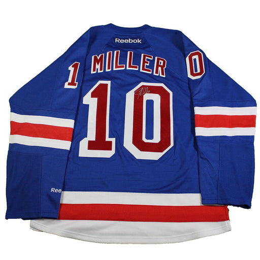 JT Miller Signed New York Rangers Blue Premier Jersey