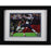 Malcolm Mitchell Signed and Framed  Super Bowl 51 Action Horizontal 8x10 Photo- Flat black frame w/ White over blue matte