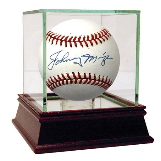 Johnny Mize Signed OAL Brown Baseball PSA/DNA