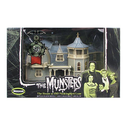 The Munsters' House HO Scale Preassembled Model Kit         