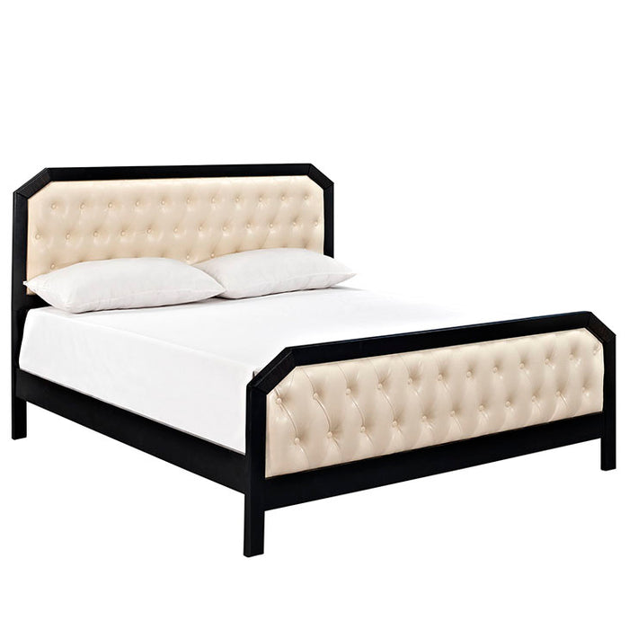 Tommy Queen Bed 5023-BLK-SET