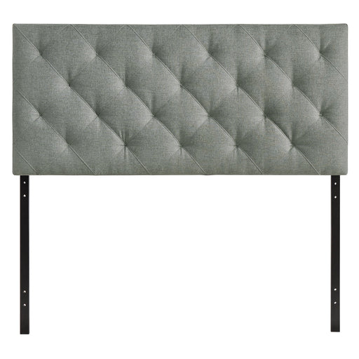 Theodore Queen Upholstered Fabric Headboard 5040-GRY