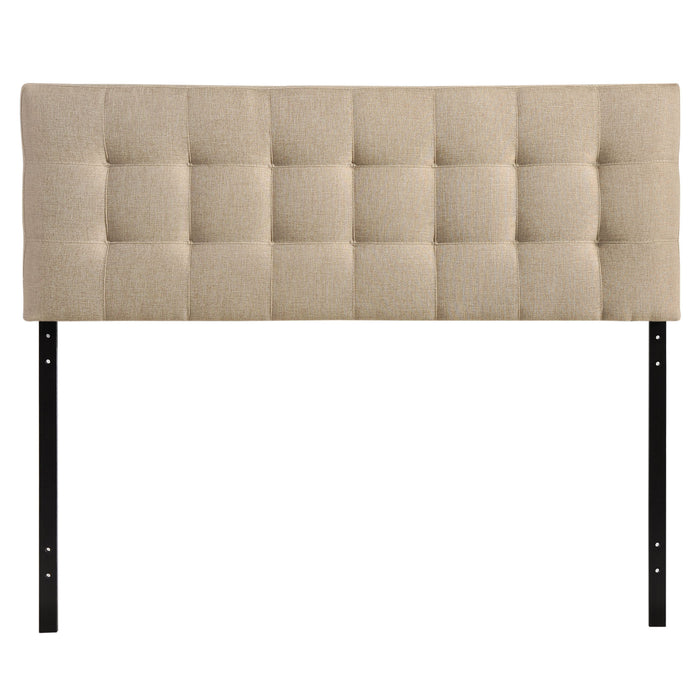 Lily Queen Upholstered Fabric Headboard 5041-BEI