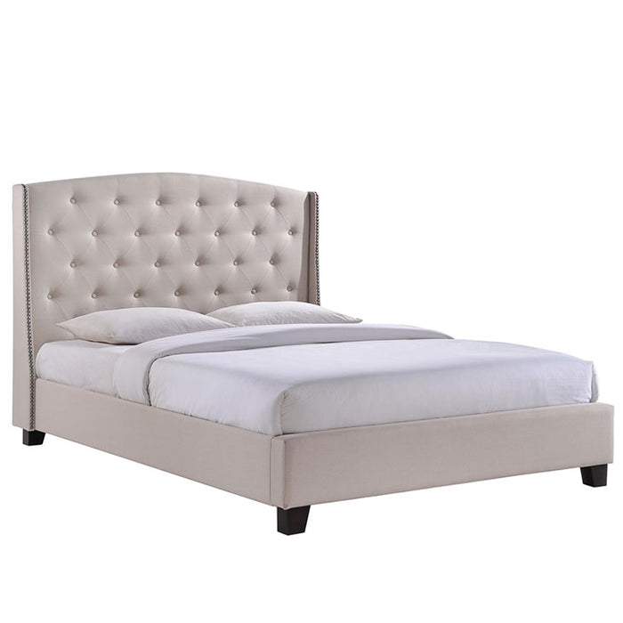 Lydia Queen Bed 5044-BEI-SET