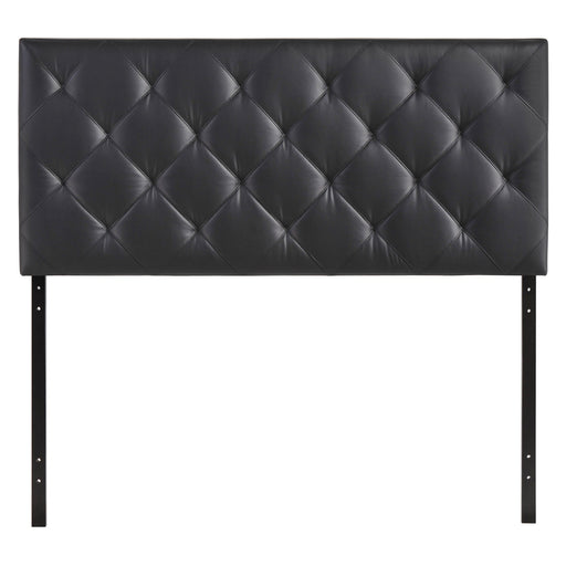 Theodore Queen Upholstered Vinyl Headboard 5129-BLK