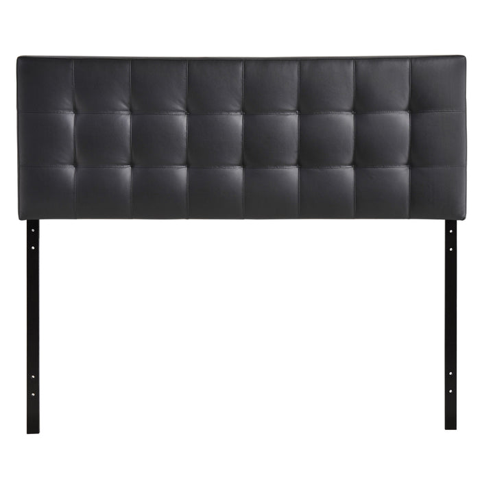 Lily Queen Upholstered Vinyl Headboard 5130-BLK