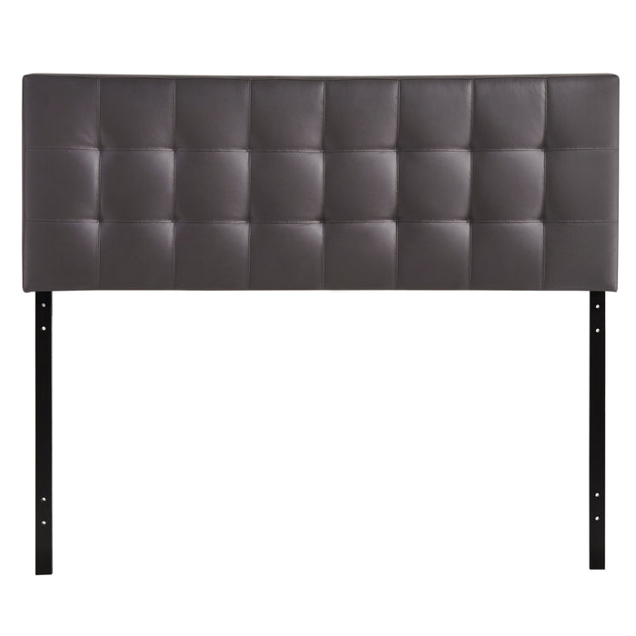 Lily Queen Upholstered Vinyl Headboard 5130-BRN