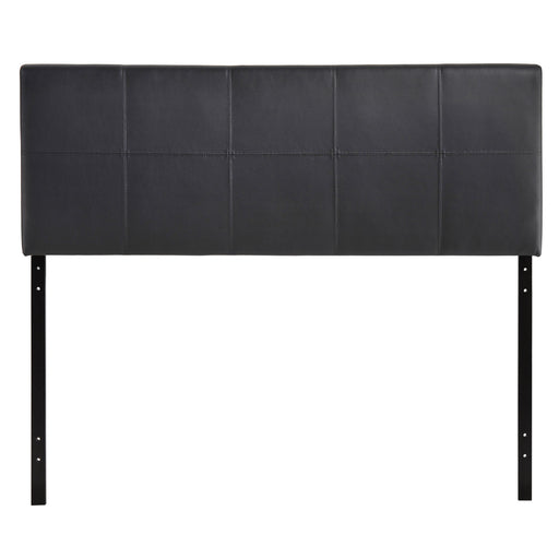 Oliver Queen Upholstered Vinyl Headboard 5131-BLK