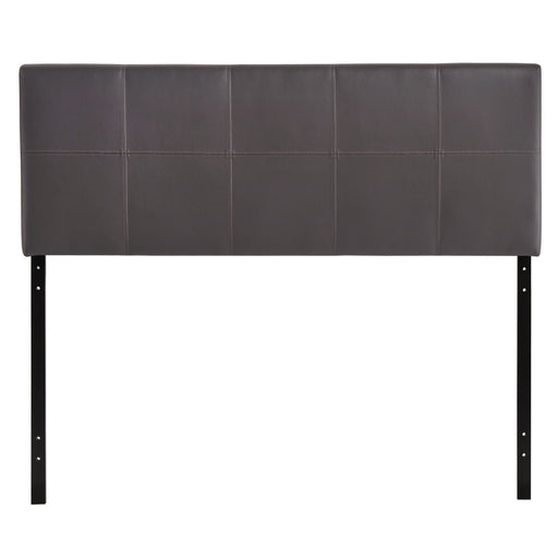 Oliver Queen Upholstered Vinyl Headboard 5131-BRN