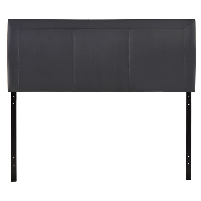 Isabella Queen Upholstered Vinyl Headboard 5132-BLK