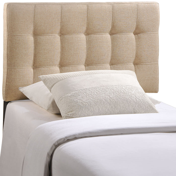 Lily Twin Upholstered Fabric Headboard 5148-BEI