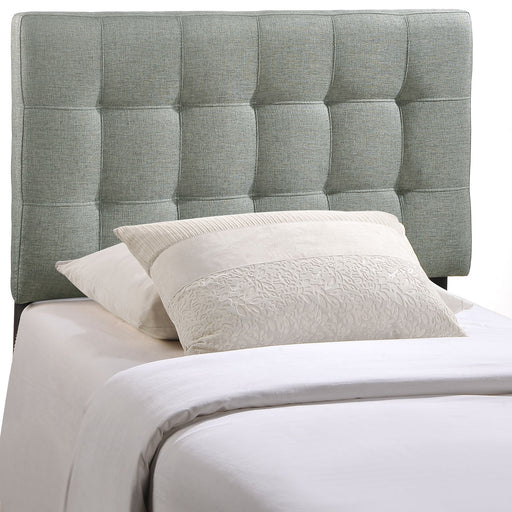 Lily Twin Upholstered Fabric Headboard 5148-GRY