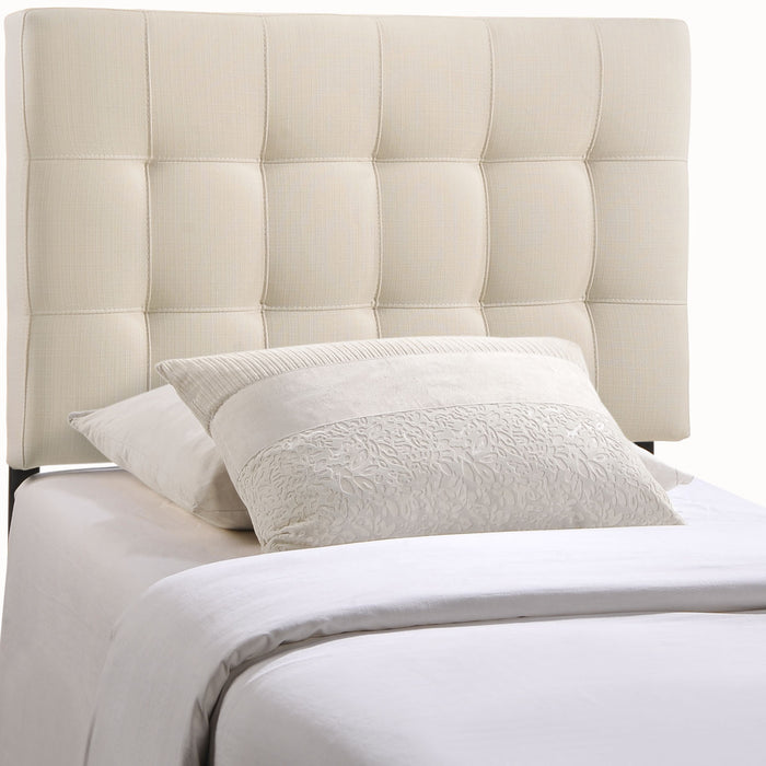 Lily Twin Upholstered Fabric Headboard 5148-IVO