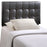 Lily Twin Upholstered Vinyl Headboard 5149-BLK