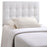 Lily Twin Upholstered Vinyl Headboard 5149-WHI