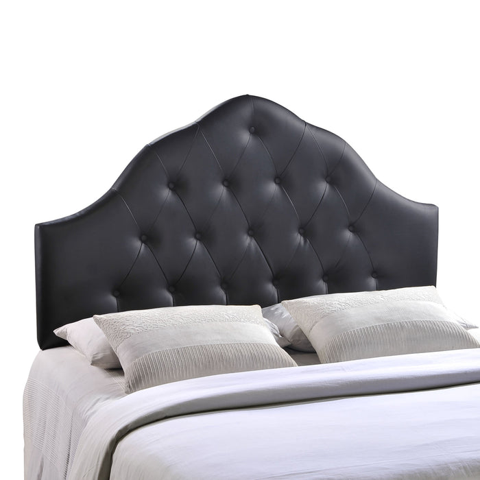 Sovereign Queen Upholstered Vinyl Headboard 5163-BLK