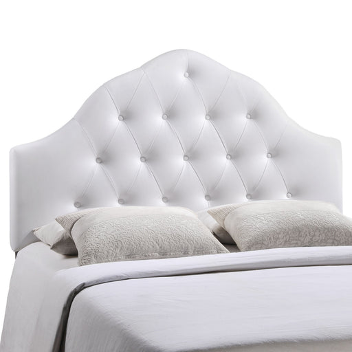 Sovereign Queen Upholstered Vinyl Headboard 5163-WHI