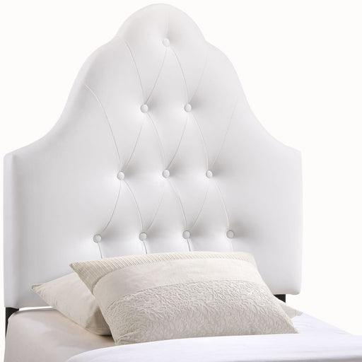 Sovereign Twin Upholstered Vinyl Headboard 5169-WHI