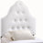 Sovereign Twin Upholstered Vinyl Headboard 5169-WHI