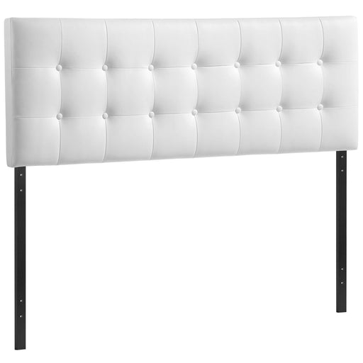 Emily Queen Upholstered Vinyl Headboard 5171-WHI