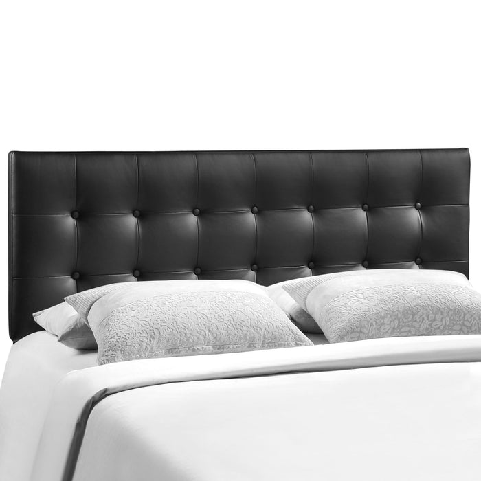 Emily Full Upholstered Vinyl Headboard 5173-BLK