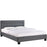 Caitlin Full Fabric Bed 5193-GRY-SET