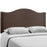 Curl Queen Nailhead Upholstered Headboard 5206-DBR