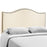 Curl Queen Nailhead Upholstered Headboard 5206-IVO