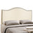 Curl King Nailhead Upholstered Headboard 5207-IVO