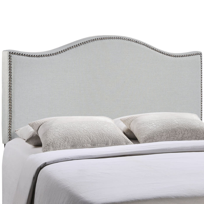 Curl Full Nailhead Upholstered Headboard 5208-GRY