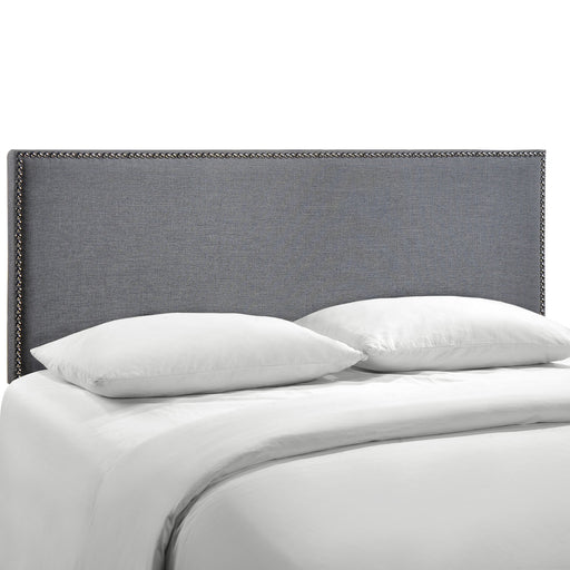 Region Queen Nailhead Upholstered Headboard 5215-SMK