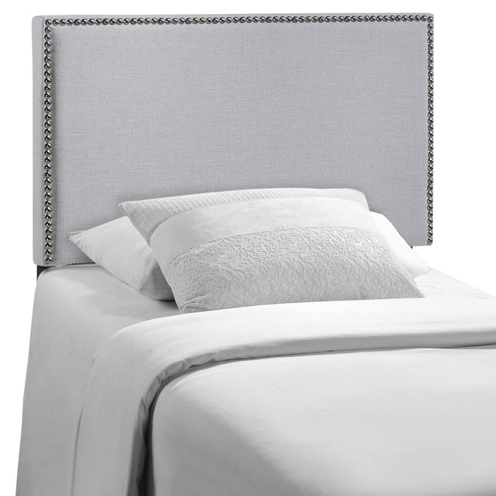 Region Twin Nailhead Upholstered Headboard 5218-GRY