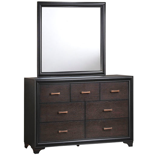 Madison Dresser and Mirror 5246-WAL-SET