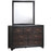 Madison Dresser and Mirror 5246-WAL-SET