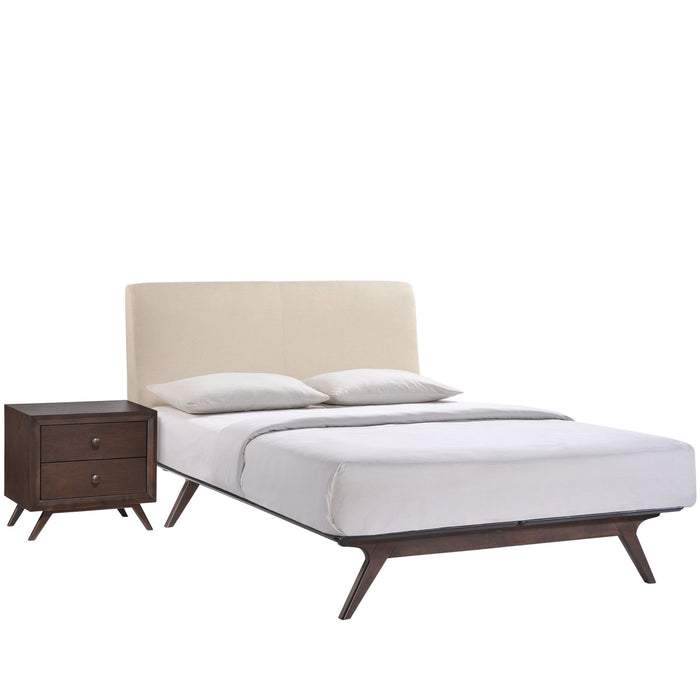 Tracy 2 Piece Queen Bedroom Set 5260-CAP-BEI-SET