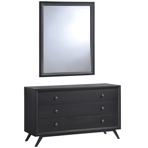 Tracy Dresser and Mirror 5310-BLK-SET