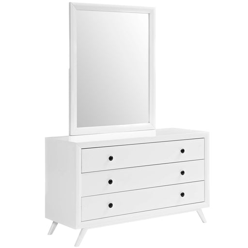 Tracy Dresser and Mirror 5310-WHI-SET