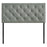 Theodore King Upholstered Fabric Headboard 5315-GRY