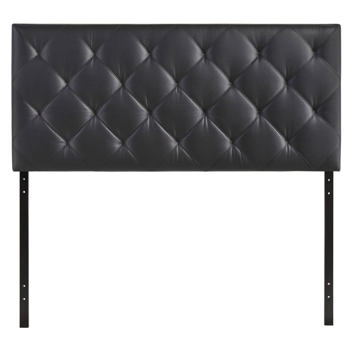 Theodore King Upholstered Vinyl Headboard 5322-BLK