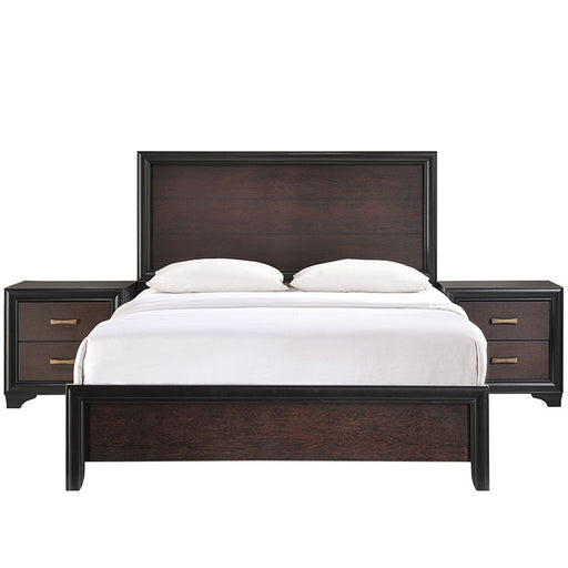 Madison 3 Piece Queen Walnut Bedroom Set 5330-WAL-SET