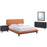 Bethany 4 Piece Queen Bedroom Set 5336-BLK-ORA-SET