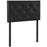 Terisa Twin Upholstered Vinyl Headboard 5365-BLK