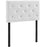 Terisa Twin Upholstered Vinyl Headboard 5365-WHI