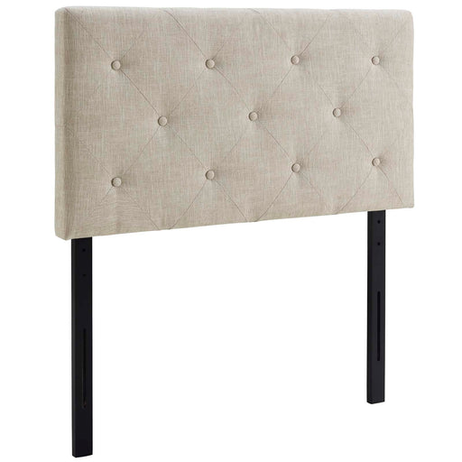 Terisa Twin Upholstered Fabric Headboard 5366-BEI