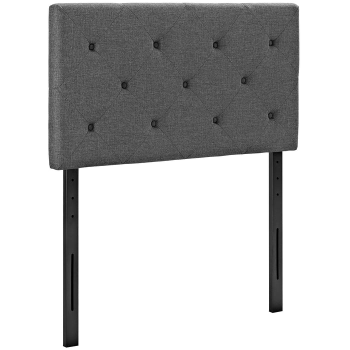 Terisa Twin Upholstered Fabric Headboard 5366-GRY