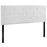 Terisa Queen Upholstered Vinyl Headboard 5369-WHI