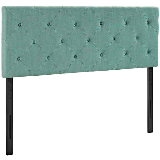 Terisa Queen Upholstered Fabric Headboard 5370-LAG