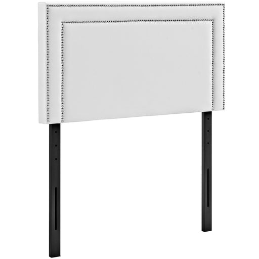 Jessamine Twin Upholstered Vinyl Headboard 5373-WHI