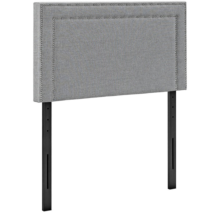 Jessamine Twin Upholstered Fabric Headboard 5374-LGR